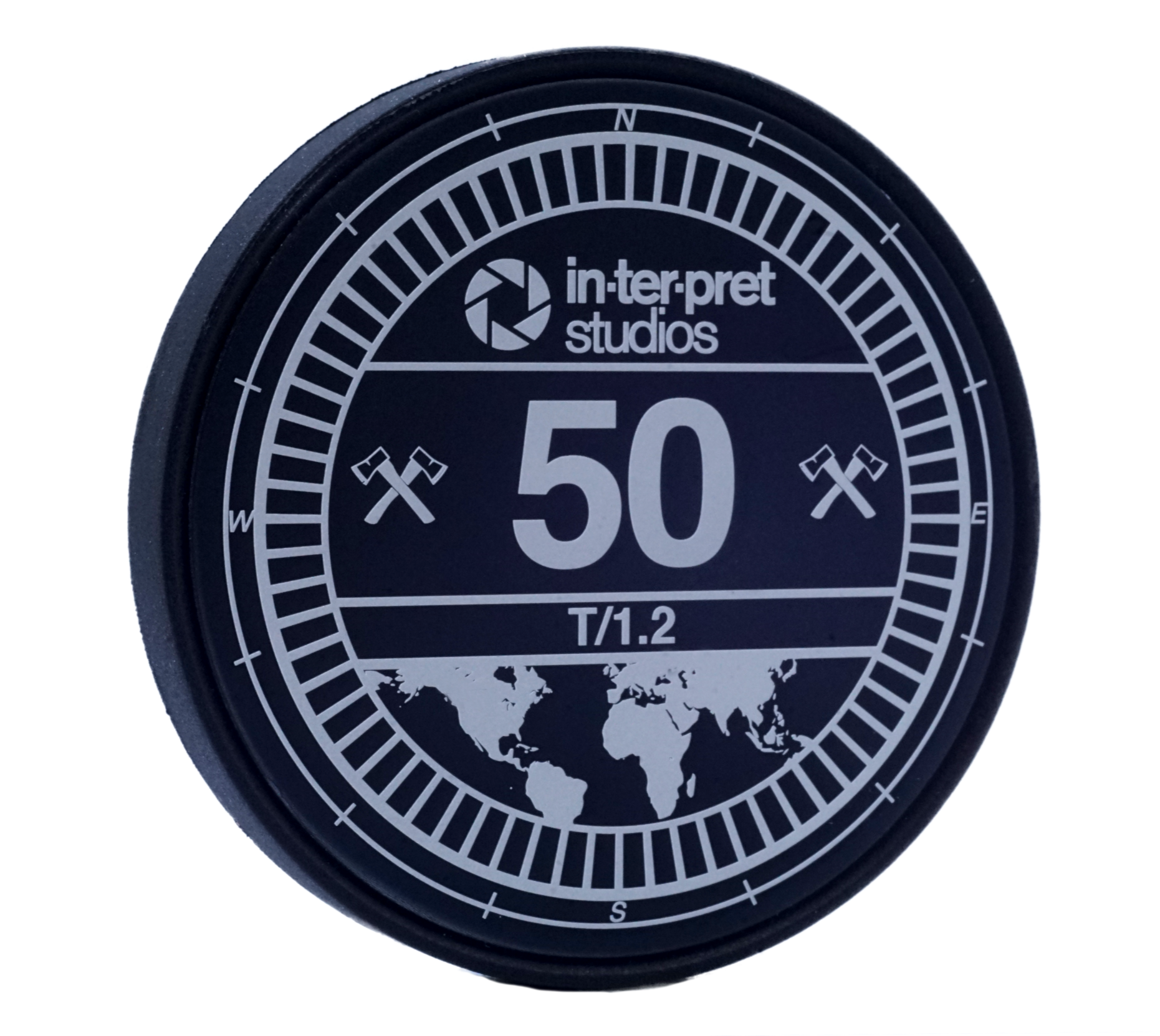 LASER ENGRAVED 85mm O.D. CUSTOM LENS CAP image 0