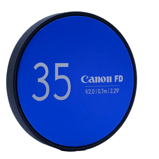 LASER ENGRAVED 95mm O.D. CUSTOM LENS CAP image 0
