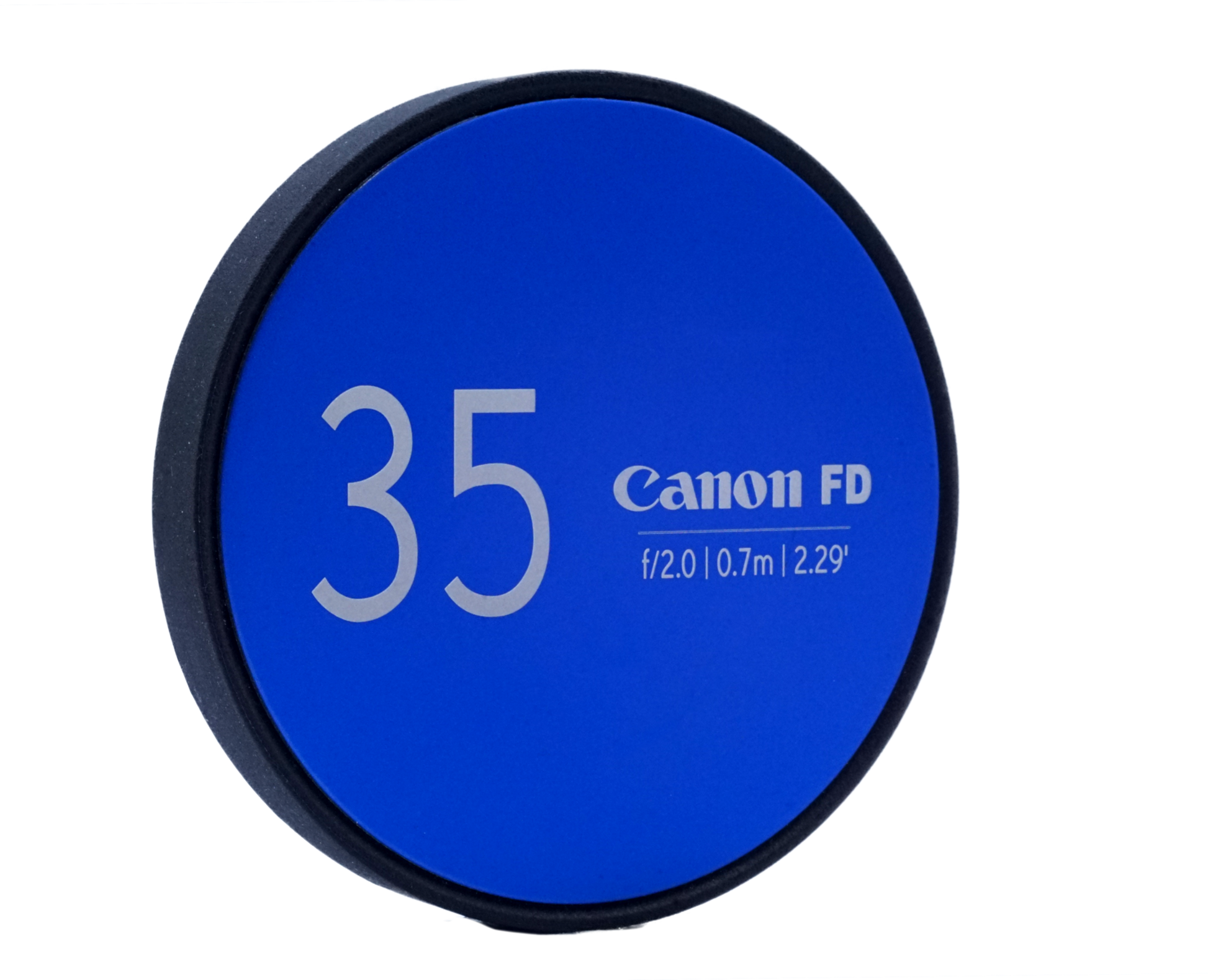 LASER ENGRAVED 95mm O.D. CUSTOM LENS CAP image 0
