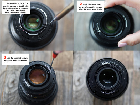 SIMMOUNT CONTAX ZEISS ZOOM - EF CONVERSION MOUNT image 1