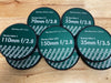 LASER ENGRAVED 80mm O.D. CUSTOM LENS CAP image 13