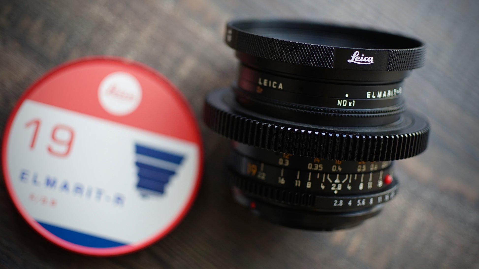 SIGNATURE SERIES 80mm O.D. CINE SPEC RING FOR LEICA R 19MM VII f/2.8 image 1