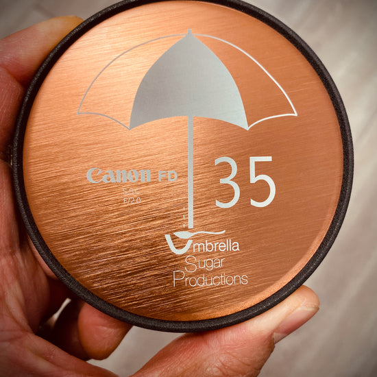 LASER ENGRAVED 80mm O.D. CUSTOM LENS CAP image 4