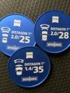 LASER ENGRAVED 80mm O.D. Signature Series Aluminum Cap